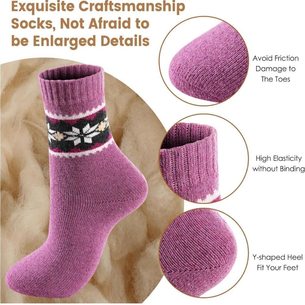 Warm wool winter socks - Picture 3 of 4